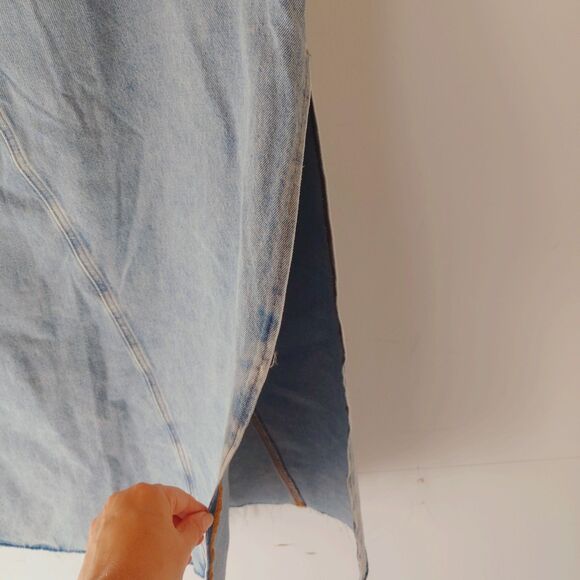 NWT Levi's Women's denim Long Icon maxi skirt size 32 Y2K - Picture 7 of 10